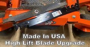 Bad Boy Mowers Blade Upgrade - Install