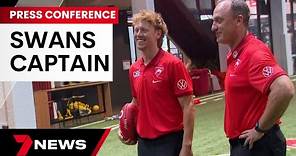 Callum Mills appointed Sydney Swans captain for 2024 AFL season | 7 News Australia