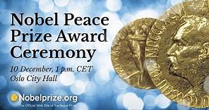 2017 Nobel Peace Prize Ceremony