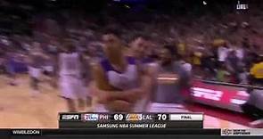 D'Angelo Russell Buzzer-Beater in Summer League Game LA Lakers "Ice in his veins" PG Ohio State