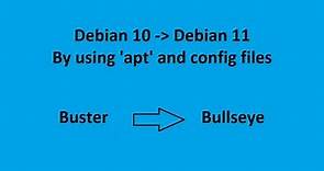 Update Debian 10 to Debian 11