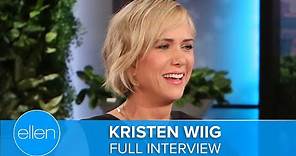 Kristen Wiig Full Interview on The Ellen Show