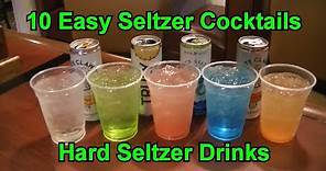 10 Easy Seltzer Cocktails Best Hard Seltzer Drinks