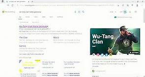 Wu-Tang clan name generator