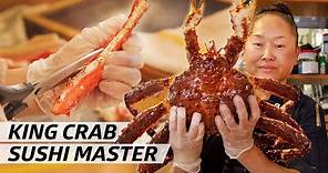 Chef Mikiko Ando is a Master of King Crab Sushi — Omakase