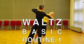 How to Dance Waltz - Basic Routine 1