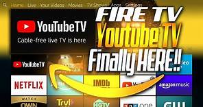 YOUTUBE TV OFFICIAL APP FINALLY HERE ON AMAZON FIRESTICK | YOUTUBE TV ON FIRE TV