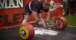 Benedikt Magnusson does World Record Deadlift 461kg in 2014