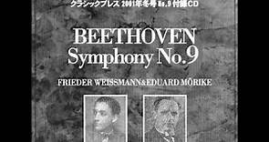 The first recording of Beethoven's 9th Symphony
