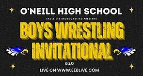 LIVE O'Neill High School BOYS Wrestling Tournament