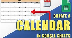 [TUTORIAL] Create a Printable Monthly 2022 CALENDAR in Google Sheets (Easy!)