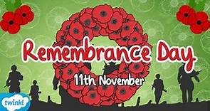 What is Remembrance Day in the UK? | 11th November | Poppy Day