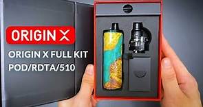 OXVA ORIGIN X Full Kit (POD/RDTA/510) Now Is Available!