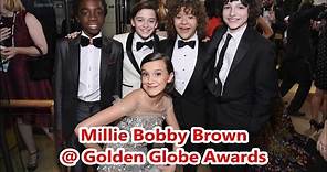 Millie Bobby Brown @ Golden Globe Awards HIGHLIGHTS