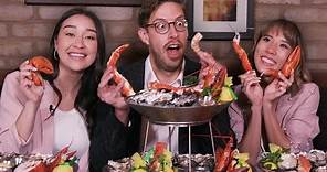 Eating $2000 Of Gourmet Seafood • The Food Babies