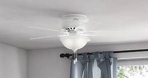 Hunter Newsome Indoor Low Profile Ceiling Fan, 42