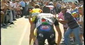 Racconigi- Oropa 15°tappa Giro d' Italia 1999 Marco Pantani RAI