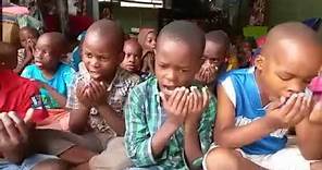African children reciting some powerful prayers