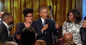 Watch President Obama speak -- and sing -- at White House tribute to Ray Charles