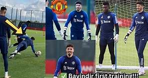 Altay Bayindir first Man United training 🔥, joins Man United training today at Carrington.