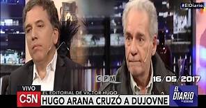 Hugo Arana enmudeció a Dujovne -(Editorial Víctor Hugo )El Diario C5N 16/ 05 /2017