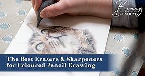 The Best Erasers and Sharpeners for Coloured Pencil Drawing | Materials Guide