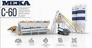 Compact Concrete Batching Plant - MEKA New Type C-60