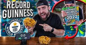 CONSIGO un NUEVO RECORD GUINNESS "OFICIAL" en 1 MINUTO 🏆 *COMIENDO la MAYOR CANTIDAD de NUGGET*