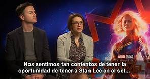 Anna Boden y Ryan Fleck presentan 'Capitana Marvel'