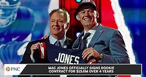 Mac Jones Signs $15.6M Rookie Deal With Patriots