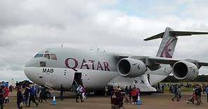Inside a Qatar Air Force C-17 Globemaster!