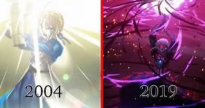 The Evolution of Excalibur(Fate) 2004-2020