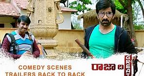 Raja The Great Comedy Scenes Trailers Back to Back - Ravi Teja, Mehreen Pirzada | Its Laughing Time