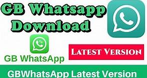 gb whatsapp download 2022 new version