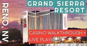 Grand Sierra Resort (Reno, Nevada) - Casino Walkthrough Analysis + Live Play!
