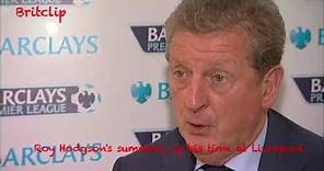 Roy Hodgson - My unhappy time at Liverpool football club