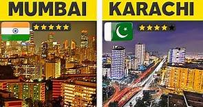 India's MUMBAI CITY VS. Pakistan's KARACHI CITY, कौन बेहतर है? | Mumbai vs Karachi Full Comparison