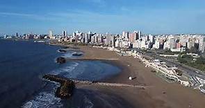 Mar del Plata en 4K: Perla norte, Relájate con Vistas Aéreas de Playas y Barrios.
