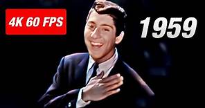 Paul Anka - Put Your Head On My Shoulder 1959 Live (Colorized 4K 60 fps)