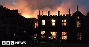 Parnham House fire: Arrest over suspected arson attack