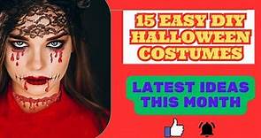 15 Easy DIY Halloween Costumes For Women | Creative Halloween Costume Ideas | Costume DIY |#costume