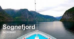 Sognefjord cruising - Norway fjords nature - cruise ship passage - seafarers life