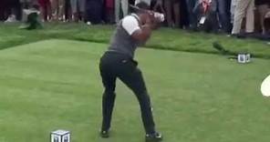 Tiger Woods Lower Body Movement in Downswing
