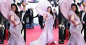 Heavily Pregnant Aishwarya Rai Red Carpet appearance at Cannes 2022 in second look