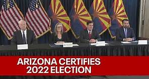 Arizona certifies midterm election results