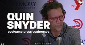 Hawks vs. Warriors Postgame Press Conference: Quin Snyder