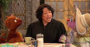 Sesame Street: Sonia Sotomayor: "The Justice Hears a Case."