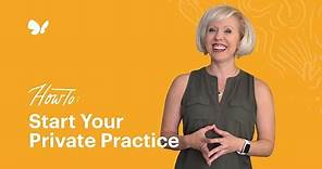 How to: Start Your Private Practice - with Adrien Paczosa, Group Practice Owner & Business Coach