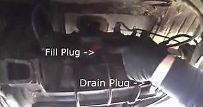 Checking Transmission Fluid in Ford/Mazda M5OD Manual Transmission