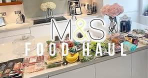 I DID MY WEEKLY FOOD SHOP AT M&S... IS IT WORTH THE EXTRA £££? | Luxury Marks & Spencers Food haul!